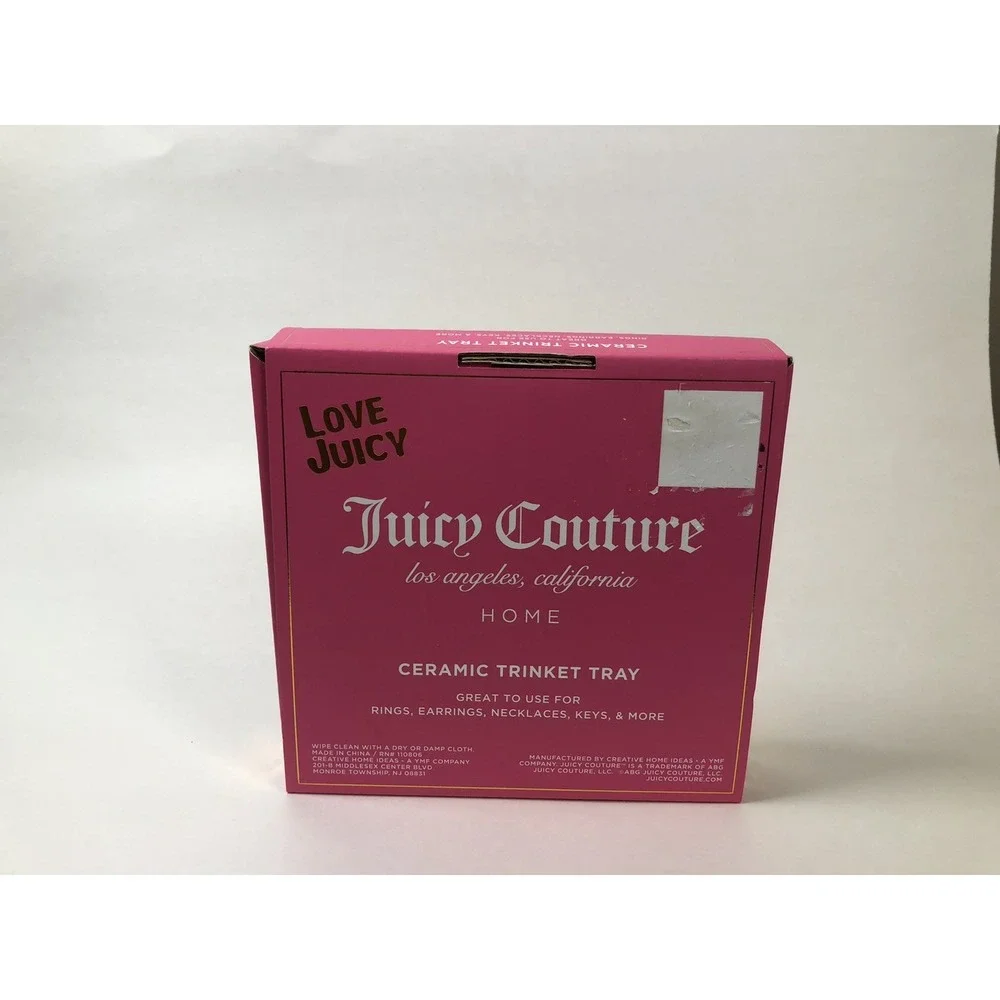 Juicy Couture Ceramic Trinket Tray 